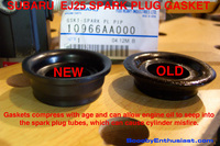 SUBARU spark plug tube gasket seals