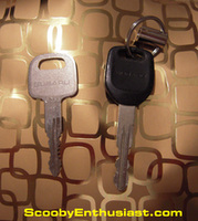 SUBARU keys