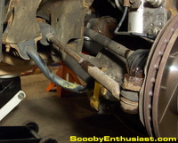 SUBARU inner and outer tie rod